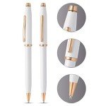 Cross Century II Pearlescent White Ballpoint Pen Set