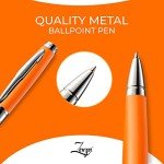 ZenZoi Orange Luxury Ballpoint Pen Set