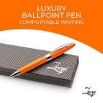 ZenZoi Orange Luxury Ballpoint Pen Set