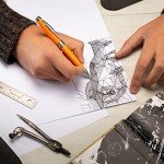 ZenZoi Orange Luxury Ballpoint Pen Set