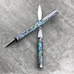 LACHIEVA Abalone Shell Ballpoint Pen & Letter Opener