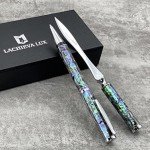 LACHIEVA Abalone Shell Ballpoint Pen & Letter Opener