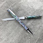 LACHIEVA Abalone Shell Ballpoint Pen & Letter Opener