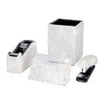 Crystal Bling Luxury Desk Accessory Set for Women