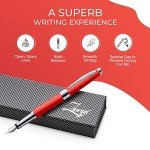 ZenZoi Red Fountain Pen Gift Set for Executives