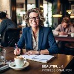 ZenZoi Red Fountain Pen Gift Set for Executives