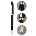 Cross Townsend Fountain Pen - Black Lacquer