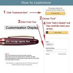 Custom Luxury Fountain Pens with Engraving and Ink