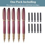 Custom Luxury Fountain Pens with Engraving and Ink