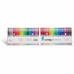 KINGART 400-50 Glitter Rollerball Pens, 50 Vivid Shades