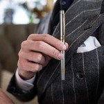 KEYZOR Luxury Fountain Pen with 24k Gold Trim