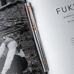 KEYZOR Luxury Fountain Pen with 24k Gold Trim
