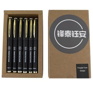 Fengtaiyuan 038P18 Luxury Black Gel Rollerball Pens