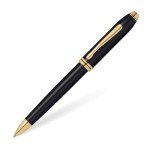 Cross Townsend Medium Ballpoint Pen - Black Lacquer