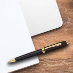 Cross Townsend Medium Ballpoint Pen - Black Lacquer