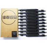 Fengtaiyuan 0.7mm Black Ink Rollerball Pens, 18 Pack
