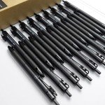 Fengtaiyuan 0.7mm Black Ink Rollerball Pens, 18 Pack