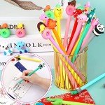 Cute Cartoon Gel Ink Rollerball Pens - 100 Pack