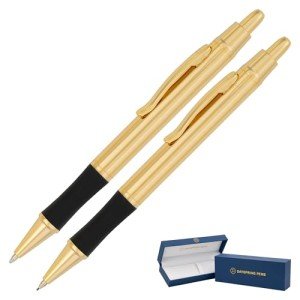 Dayspring Gold Pen Set: Ballpoint & Pencil Combo