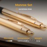 Dayspring Gold Pen Set: Ballpoint & Pencil Combo