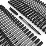 ARTEZA Liquid Ink Rollerball Pens - Black 40 Pack