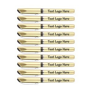 Personalized Luxury Gel Pens with Logo - 100 Pcs