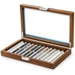 Yesland Luxury Black Walnut Pen Display Box