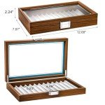 Yesland Luxury Black Walnut Pen Display Box