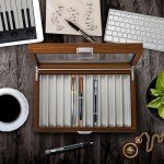 Yesland Luxury Black Walnut Pen Display Box