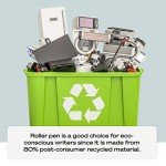 Uniball 72-Count Black Rollerball Pens Set