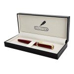 BEILUNER Luxurious Red Fountain Pen with Golden Nib