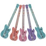 Guitar Shaped Rollerball Pen Set - 24 Pcs