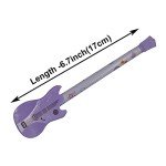 Guitar Shaped Rollerball Pen Set - 24 Pcs