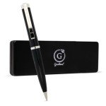 Garland Luxury Executive Twist Pen - Black & Chrome