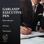 Garland Luxury Executive Twist Pen - Black & Chrome