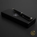 Garland Luxury Executive Twist Pen - Black & Chrome