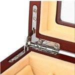 Luxury Wooden Pen Display Box with Lid - Red