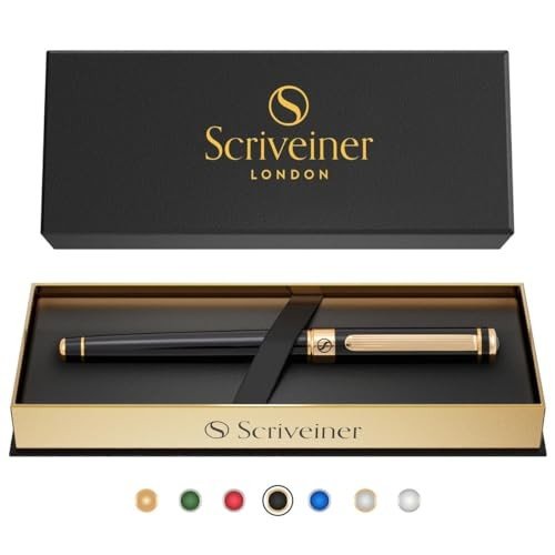 Luxury Rollerball Pen with 24K Gold Accents