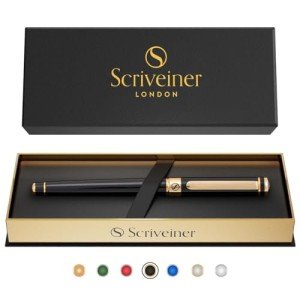 Luxury Rollerball Pen with 24K Gold Accents