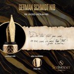 Scriveiner Gold Fountain Pen - Medium Luxury Design