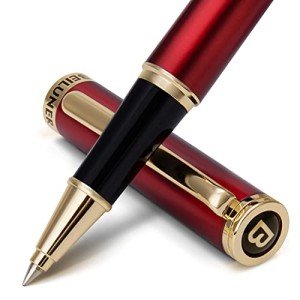 BEILUNER Luxury Rollerball Pen with 24K Gold Trim