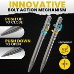 BASTION Slim Stainless Steel Luxury Ballpoint Pen