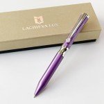 LACHIEVA LUX Elegant Crystal Ballpoint Pen - Purple