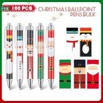 Tenceur 100 Pcs Christmas Novelty Gel Pens