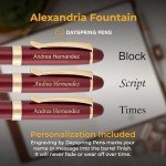 Personalized Red Alexandria Ballpoint Pen
