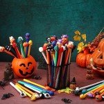 120-Piece Halloween-Themed Rollerball Gel Pen Set