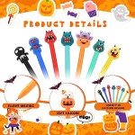 120-Piece Halloween-Themed Rollerball Gel Pen Set