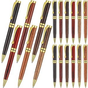 Yeaqee Elegant Wood Ballpoint Pen, 1.0 mm
