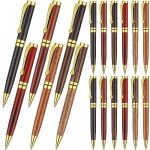 Yeaqee Elegant Wood Ballpoint Pen, 1.0 mm
