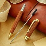 Yeaqee Elegant Wood Ballpoint Pen, 1.0 mm